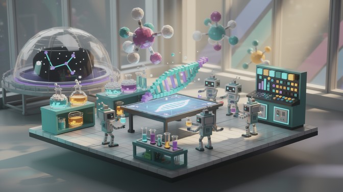 Diarama Science Lab Free Voxel Office Diorama Image - Voxel, Office, Diorama | Download at ...