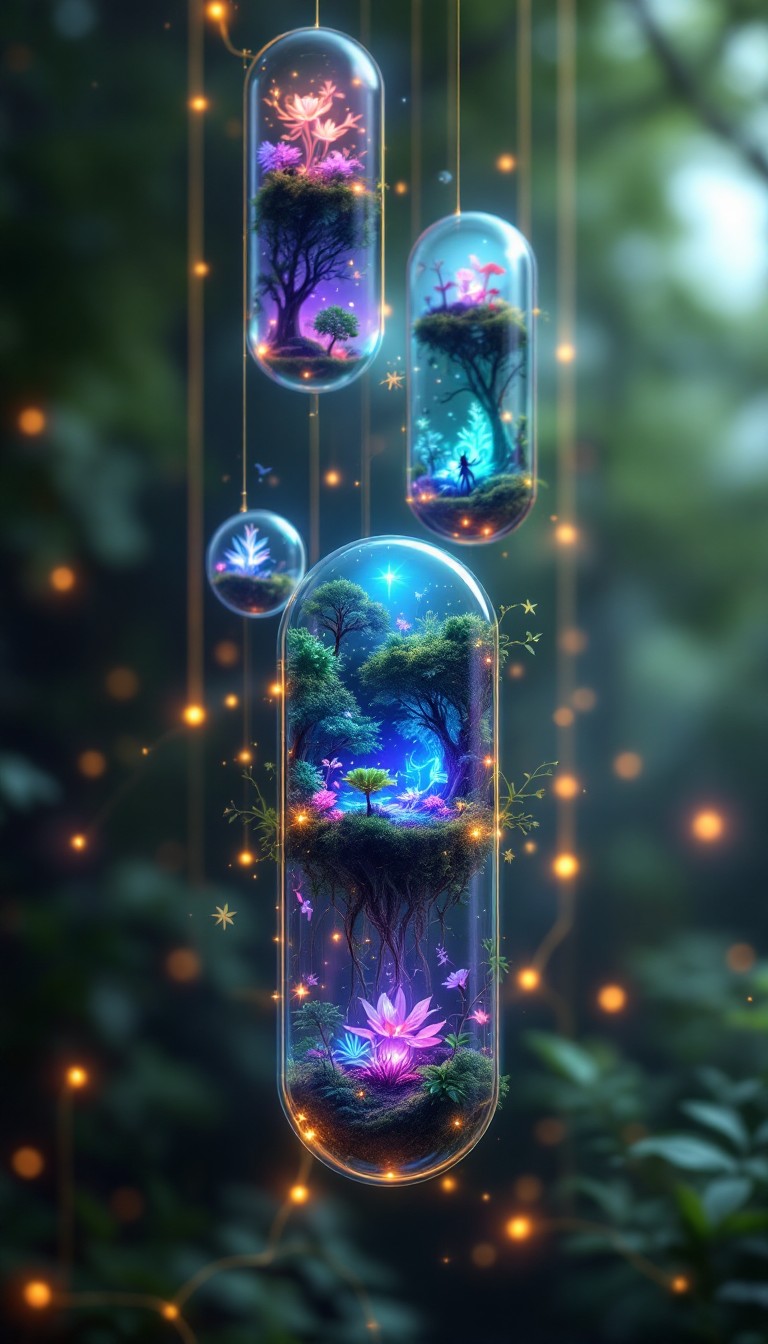 Free Luminescent Ecosystem Portals Image - Luminescent, Bioluminescent ...