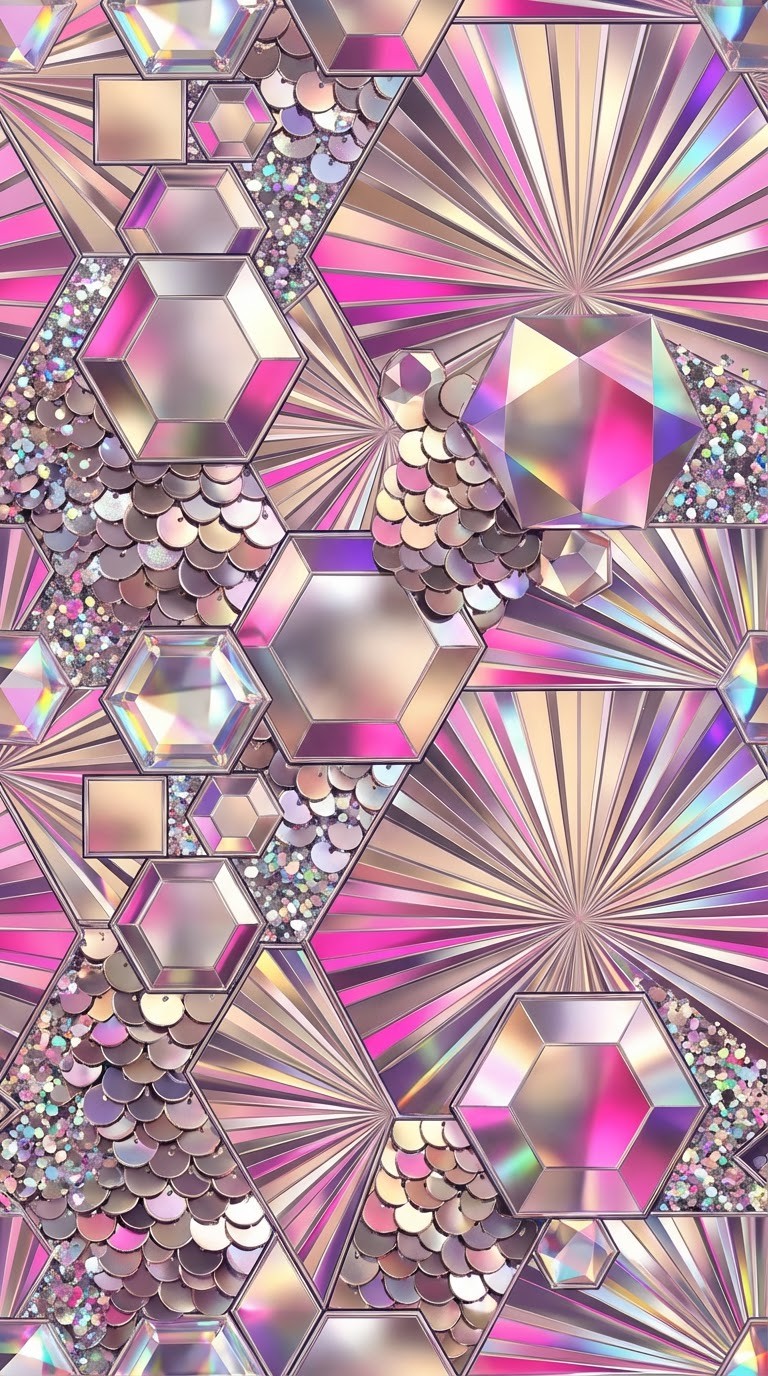 Free Disco Glamour Pattern Image - Disco, Geometric, Metallic ...