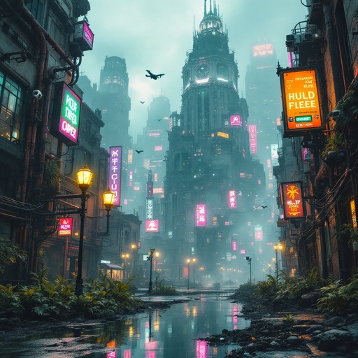 Free Neon Rain Falls Image - Cyberpunk, Neon, Dystopian | Download at ...