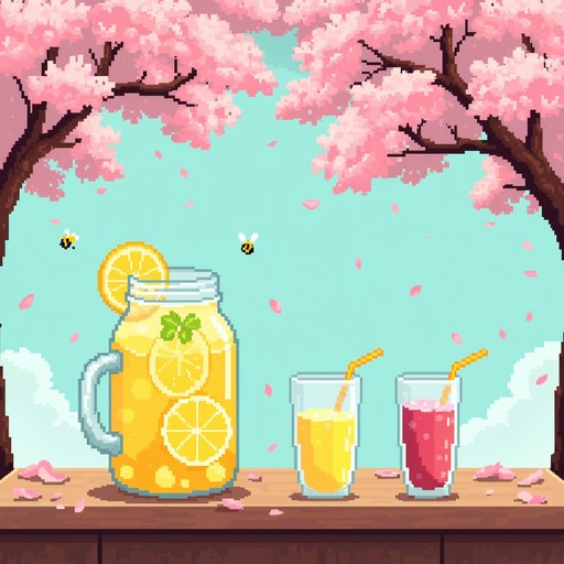 Free Sunset Pixel Lemonade Image - Lemonade, Sunset, Pixel | Download ...
