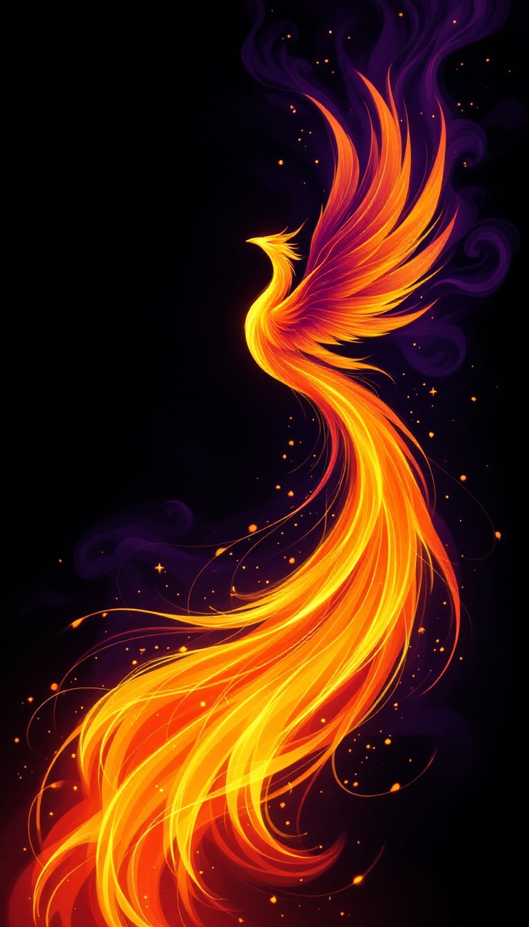 Phoenix Rising Flame Free Blazing Phoenix Rising Image - Phoenix, Fire, Flames | Download at ...