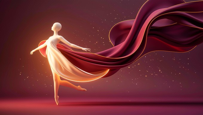 Dance Flow Background Free Graceful Dance Flow Image - Dance, Burgundy, Abstract | Download ...