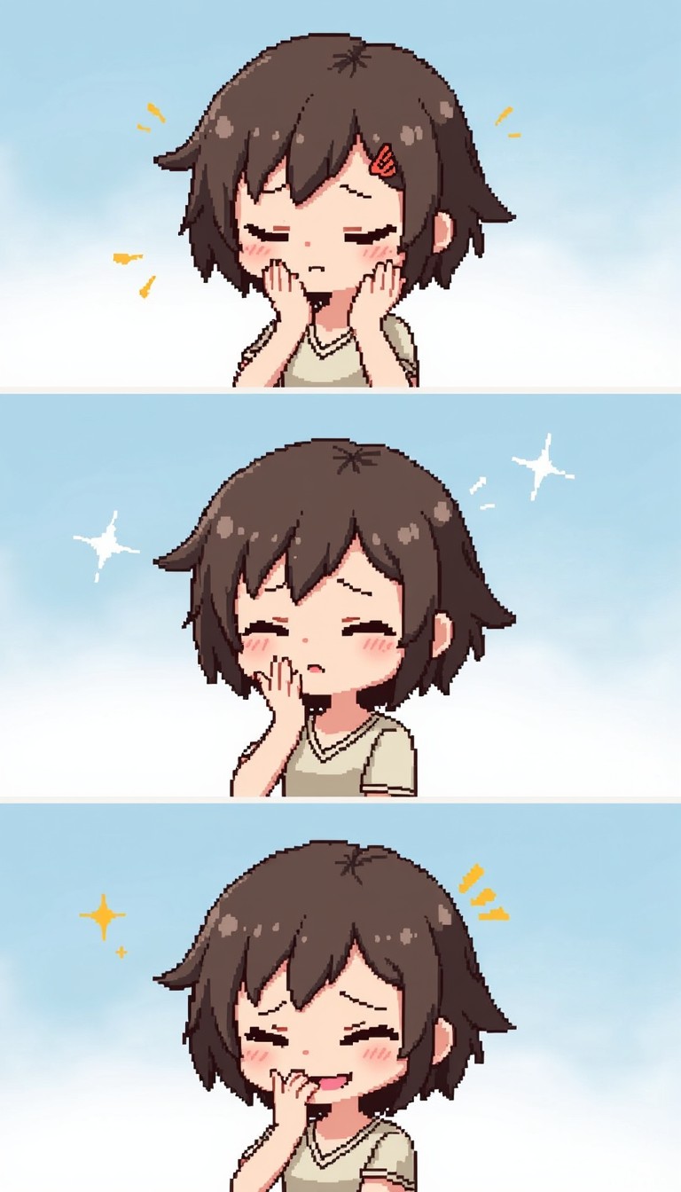 Relieved Chibi Free Stress to Relief Image - Pixelart, Chibi, Stress | Download at ...