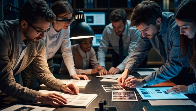 Free Investigators Analyzing Evidence Image - Investigators, Detectives ...
