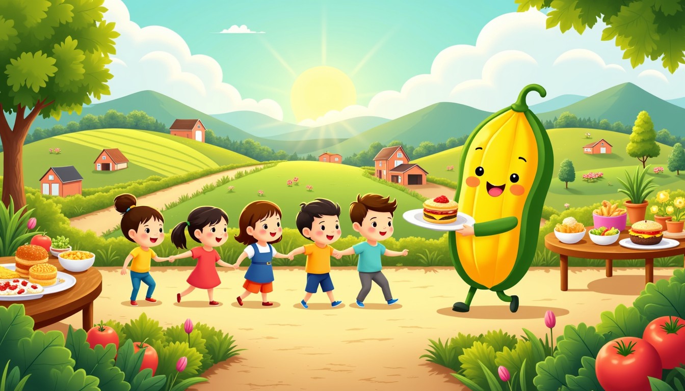 Free Magical Food Journey Image Children Corn Farm Download At