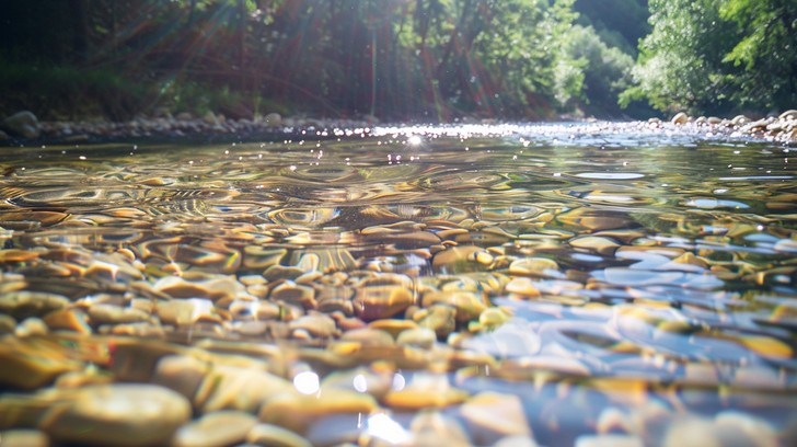 Free Serene River Closeup Image - Forest, River, Sunlight | Download at ...