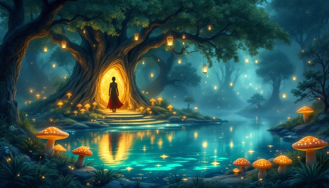 Free Enchanted Forest Gateway Image - Enchanted, Forest, Magical ...