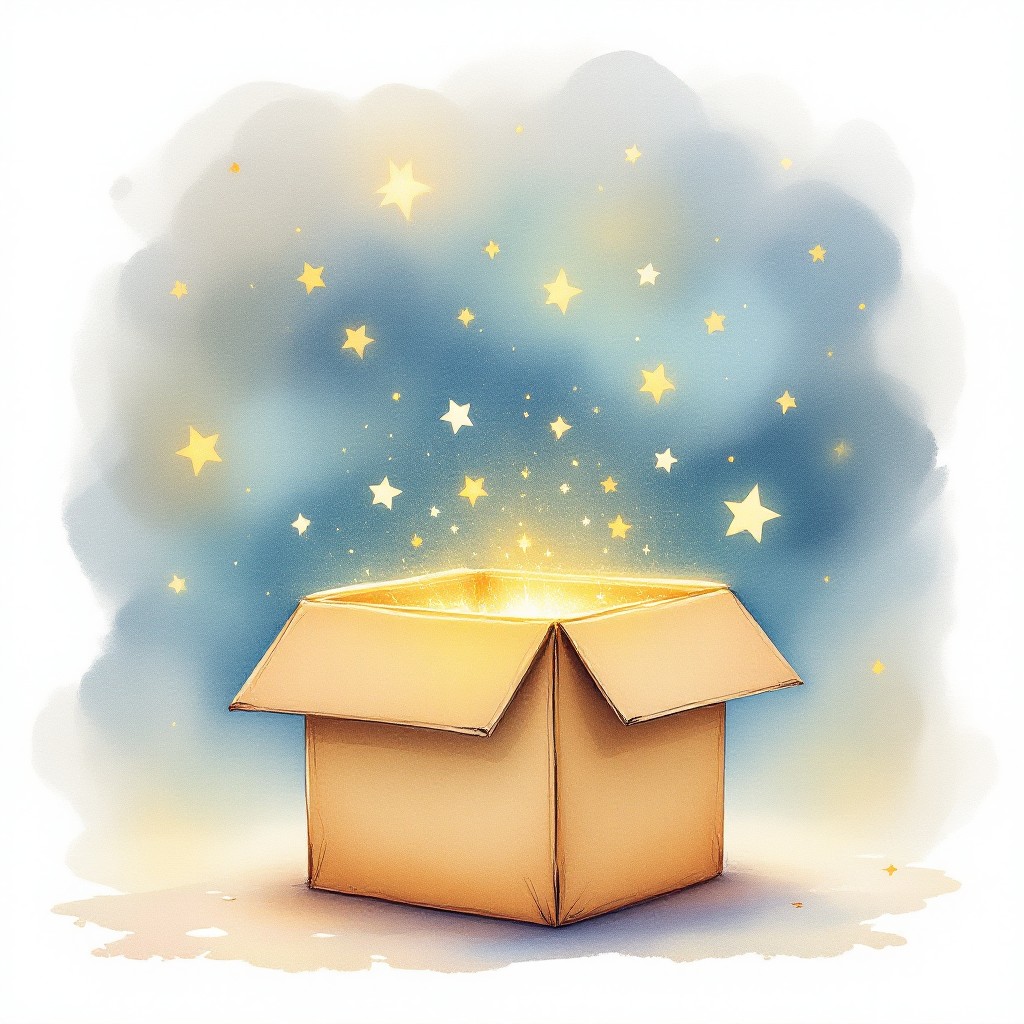 Free Magic Box Glows Image - Magical, Box, Stars | Download at StockCake