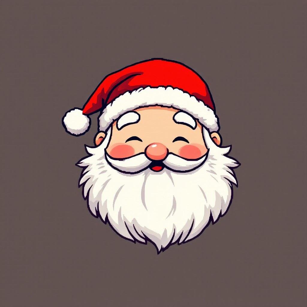 Free Pixelated Santa Face Image - Pixel, Santa, Christmas | Download at ...