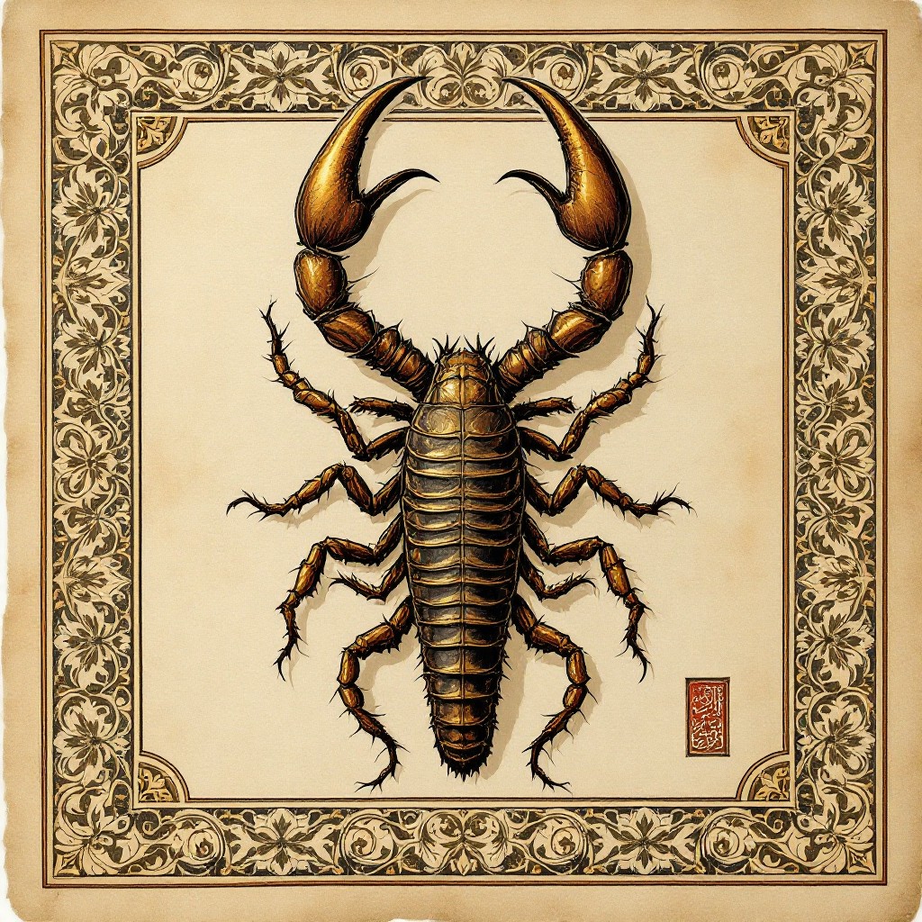 Free Medieval Scorpion Illustration Image - Scorpion, Medieval ...