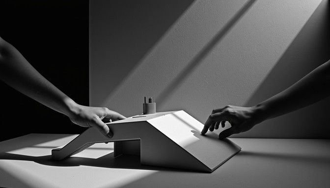 Angular Light Drawing Free Light Shapes Form Image - Minimalist, Monochromatic, Geometric ...