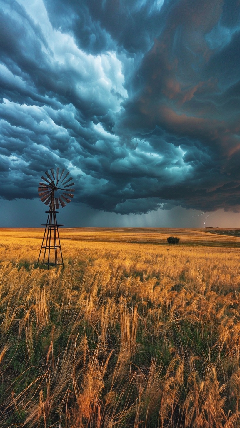 Free Stormy Prairie Sky Image - Storm, Prairie, Sky | Download at StockCake