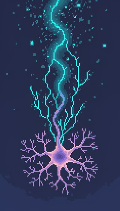 Free Neural Energy Ascending Image - Neuron, Brain, Pixel | Download at ...