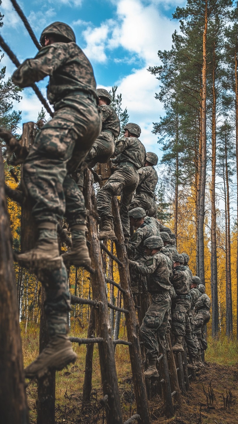 Army Ranger Ladder Man Free Soldiers Climbing Ladder Image - Soldiers, Climbing, Ladder ...