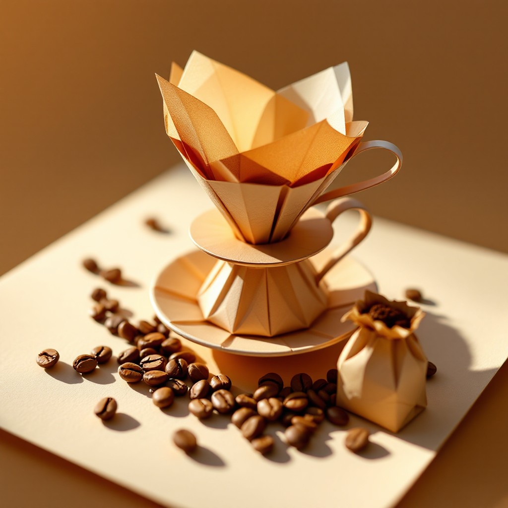 Free Paper Coffee Art Image - Origami, Coffee, Sculpture | Download at ...