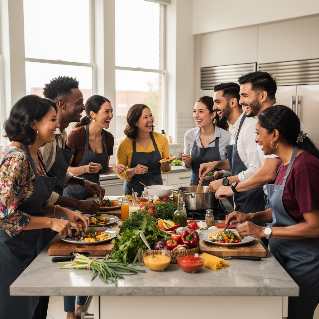 Free Cooking Together Joyfully Image - Cooking, Culinary, Kitchen ...
