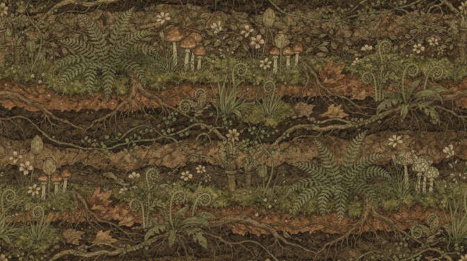 Free Forest Floor Pattern Image - Botanical, Pattern, Forest | Download ...