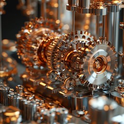 Free Intricate gear assembly Image - Gears, Machinery, Engineering ...