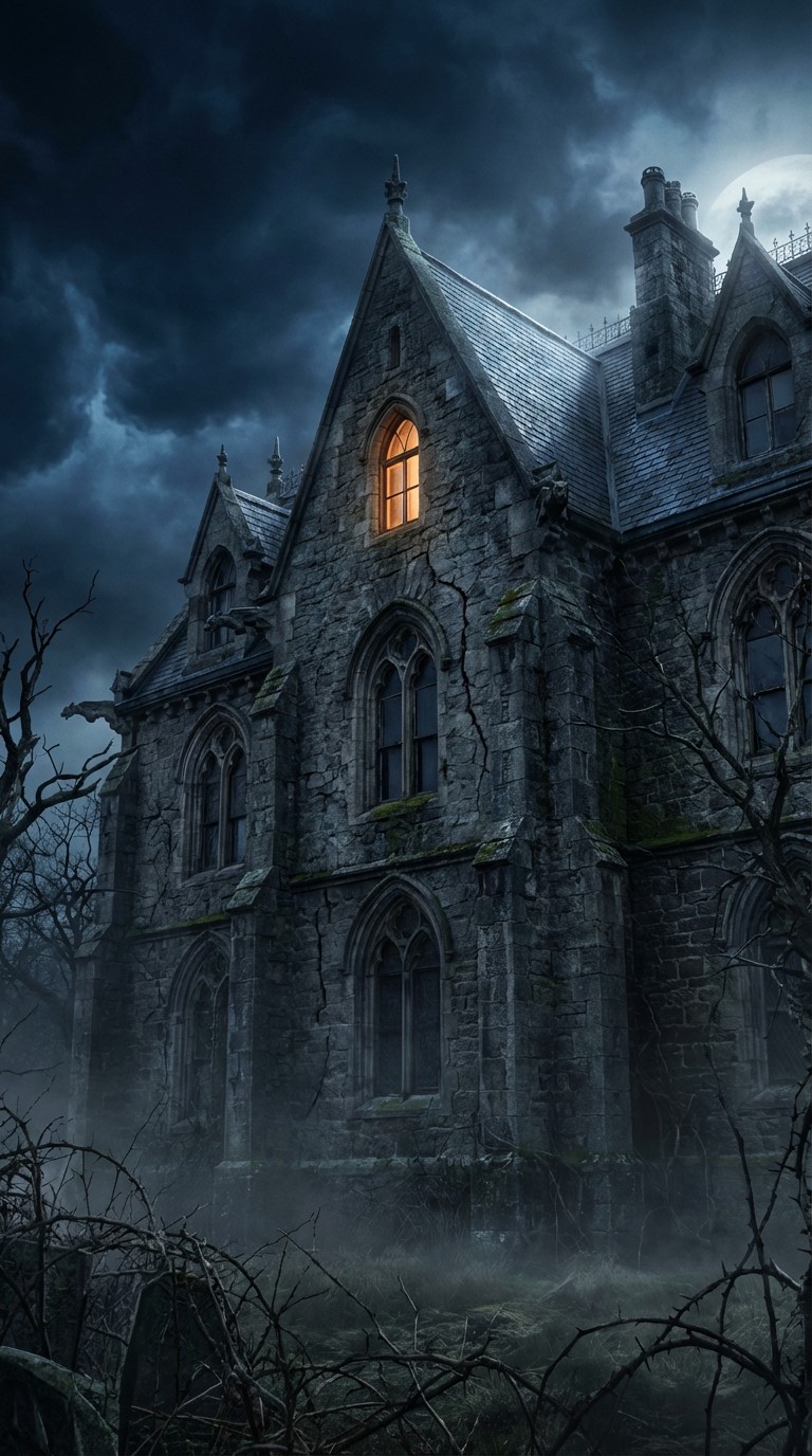 Free Haunted Manor Night Image - Gothic, Victorian, Manor | Download at ...