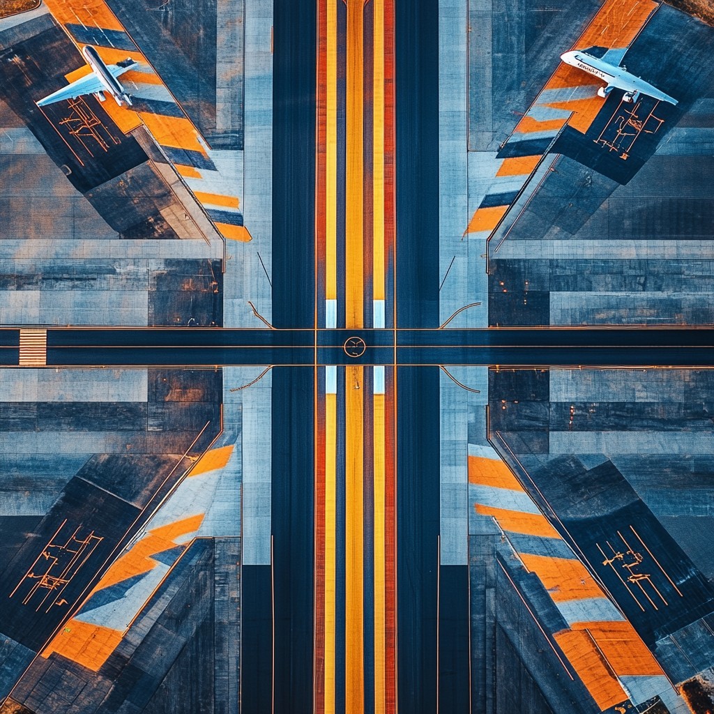 Free Symmetrical aerial intersection Image - Aerial, Intersection ...