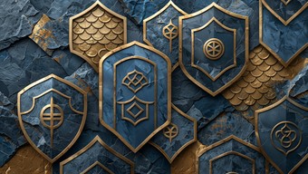 Free Guardian Shield Pattern Image - Abstract, Geometric, Shield ...