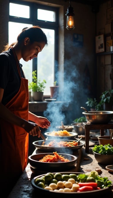 Free Traditional cooking scene Image - Cooking, Kitchen, Steam ...