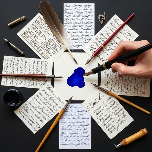 Good Handwriting Display Free Writer's Arsenal Display Image - Writing, Pens, Fountain ...