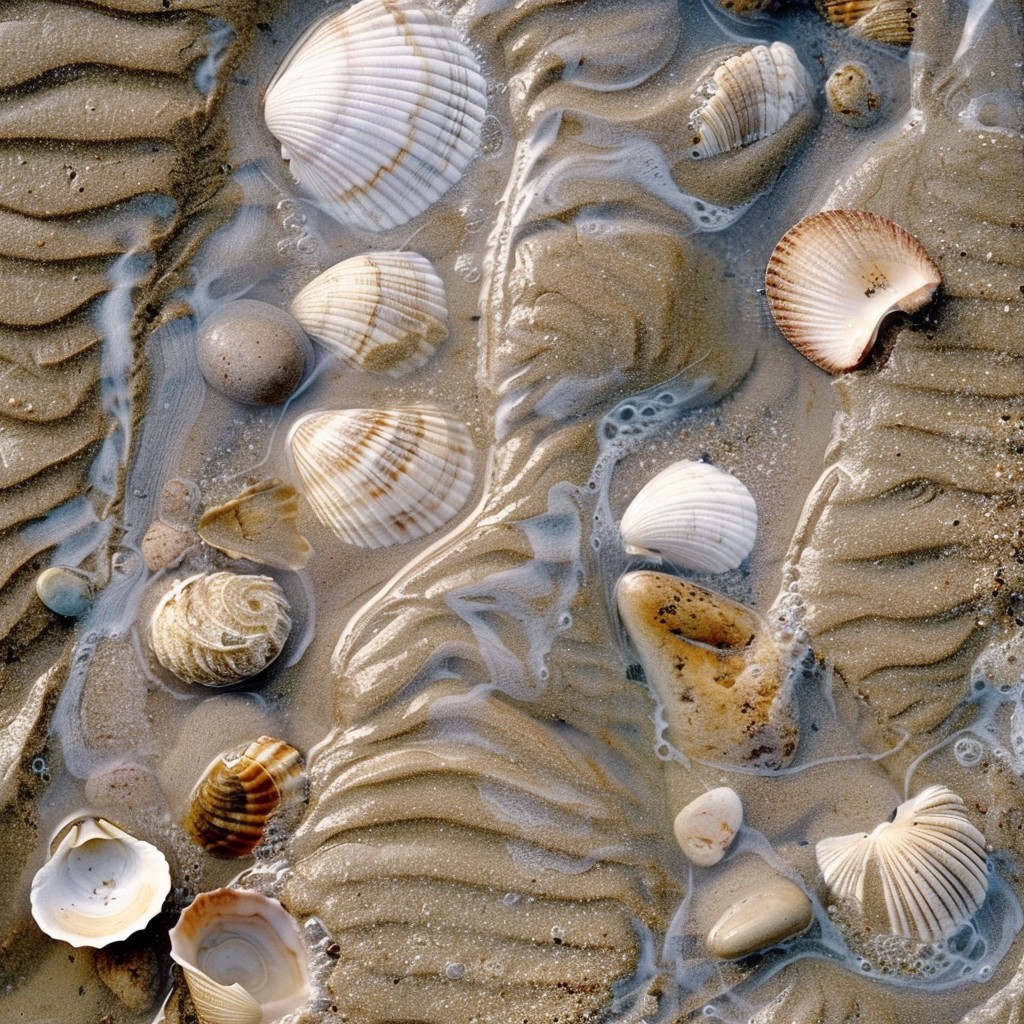 Beach Photo Shell Pattern Free Seashell Beach Patterns Photo - Seashells, Beach, Sand | Download ...