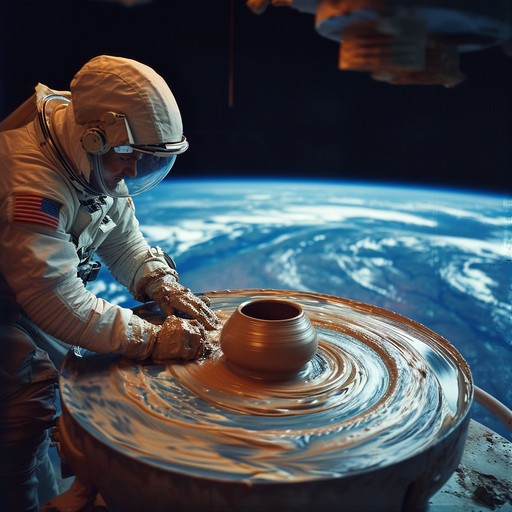 Space Pottery Example Free Astronaut Creates Pottery Image - Astronaut, Pottery, Space ...