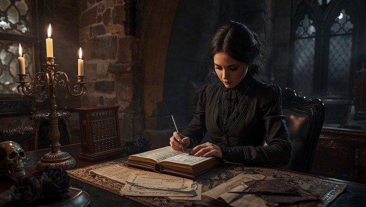 Free Victorian Accounting Scene Image - Gothic, Victorian, Accounting ...