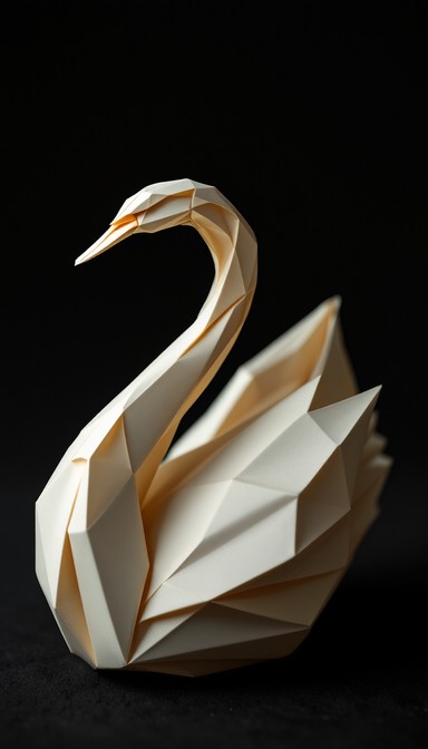 Basic Paper Swan Free Elegant Origami Swan Image - Origami, Swan, Art | Download at ...