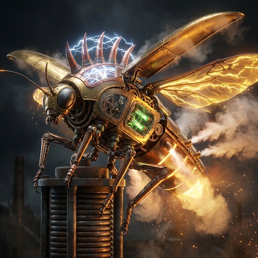 Free Steampunk Mechanical Firefly Image - Steampunk, Mechanical ...
