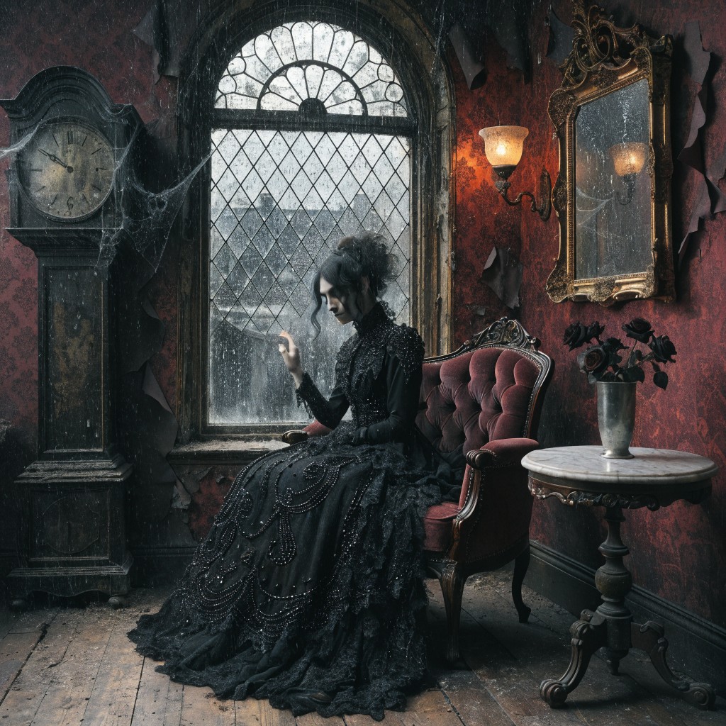 Free Gothic Mourning Portrait Image - Victorian, Gothic, Mourning ...