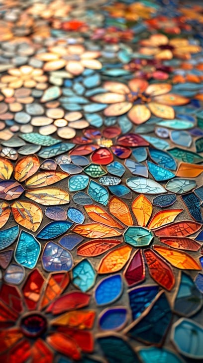 Free Colorful mosaic artwork Image - Mosaic, Colorful, Tiles | Download ...