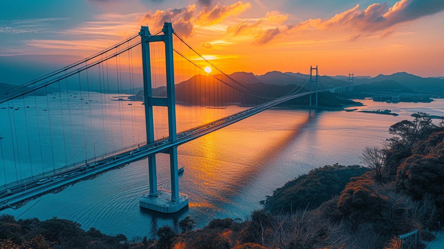 Free Sunset Bridge View Image - Sunset, Bridge, Water | Download at ...