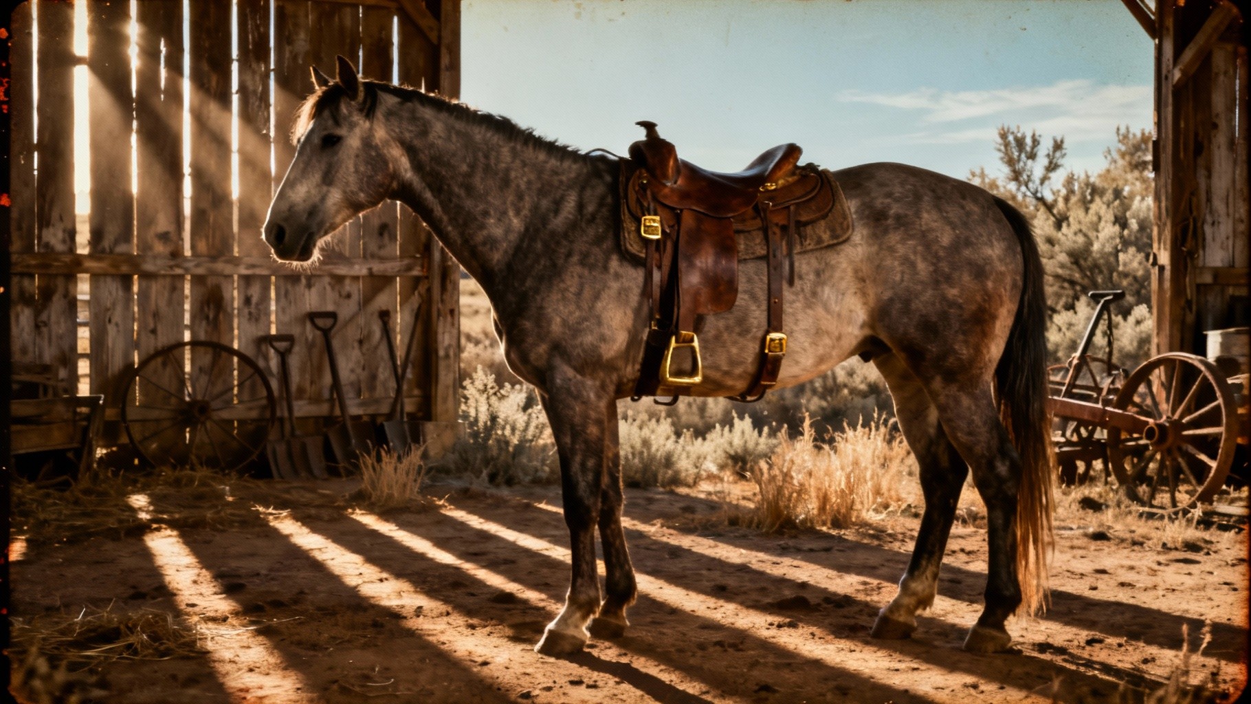 Rustic Pony Free Rustic stable portrait Photo - Horse, Western, Barn | Download at ...