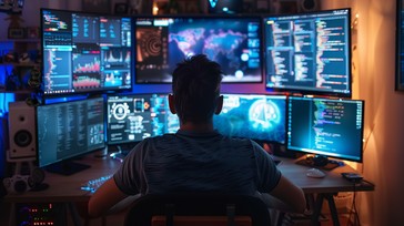 Free Tech-savvy Workspace Setup Image - Technology, Multitasking ...