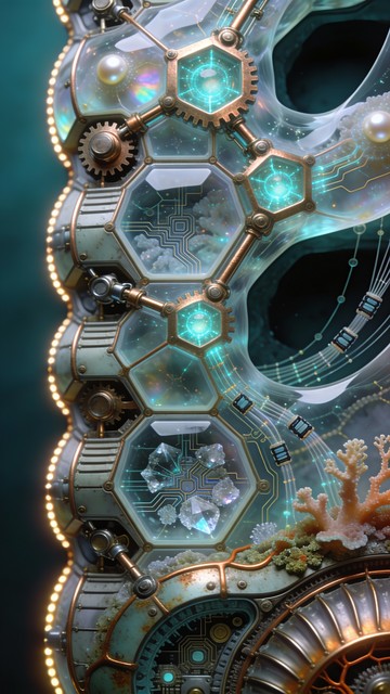 Free Glowing Alien Texture Image - Biomechanical, Texture, Hexagonal ...