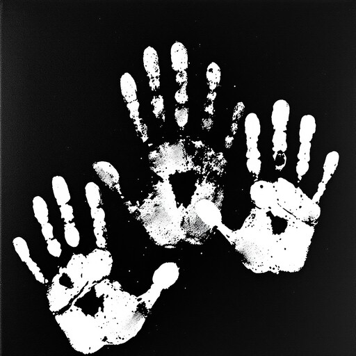 Free Monochrome Palm Prints Image - Handprints, Monochrome, Contrast ...