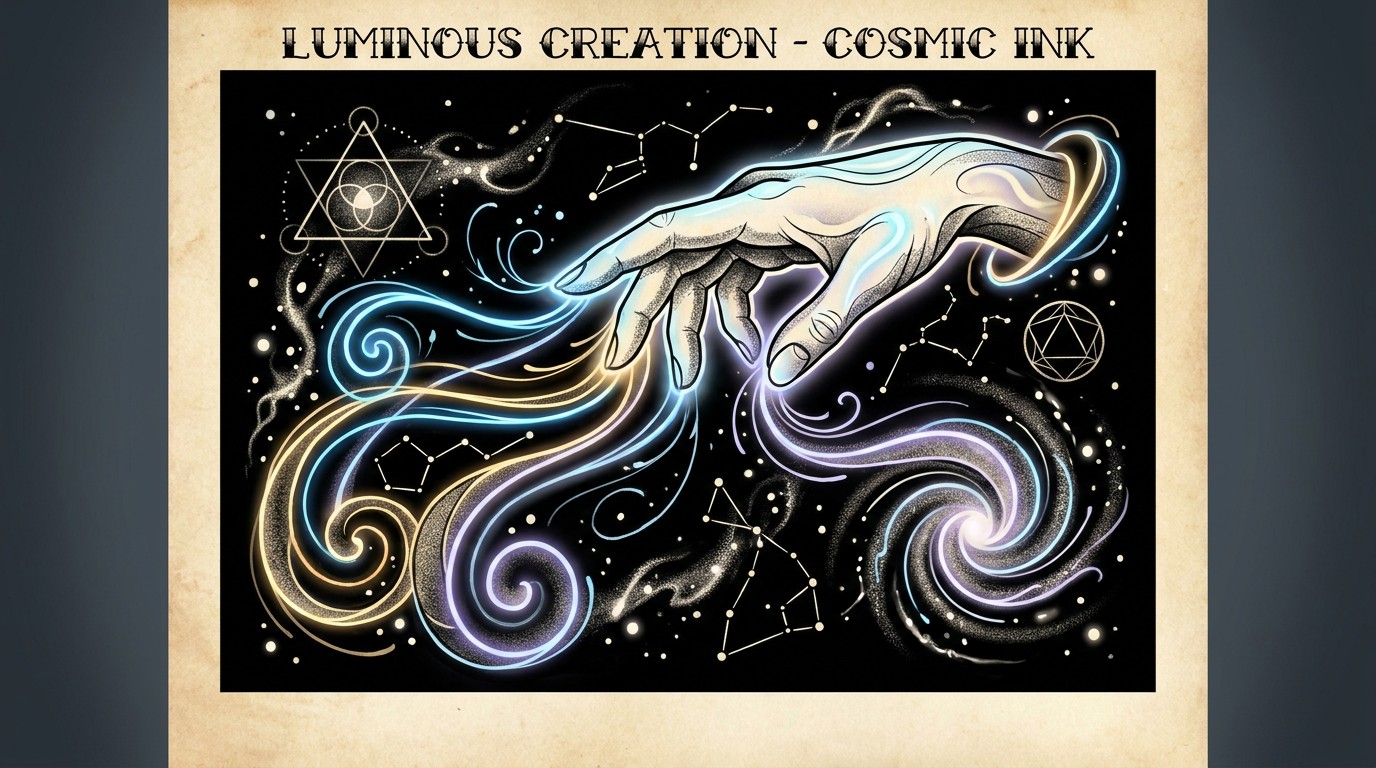 Free Cosmic Creation Art Image - Tattoo, Cosmic, Celestial | Download ...