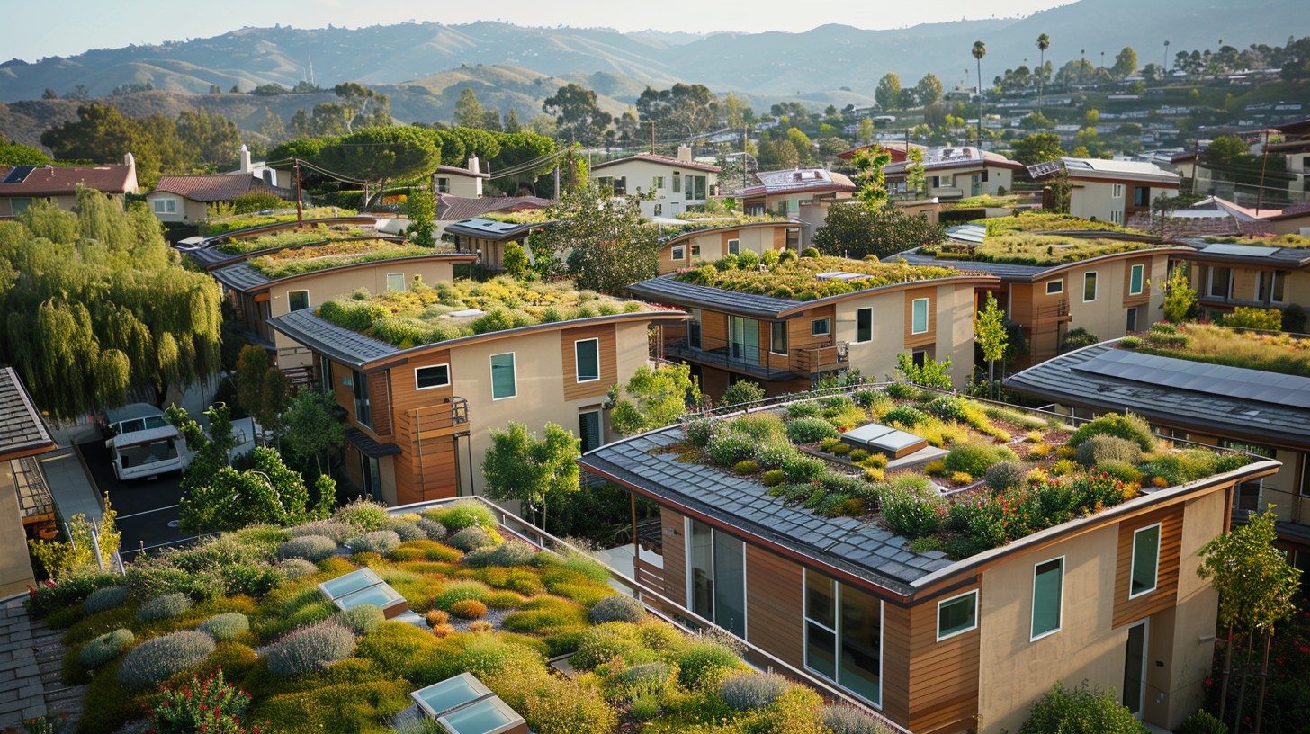 Free Eco-Friendly Housing Complex Image - Sustainable, Architecture ...