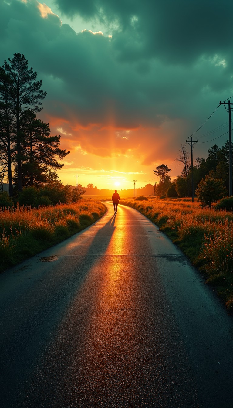 Free Sunset Country Road Image - Sunset, Road, Rural | Download at ...