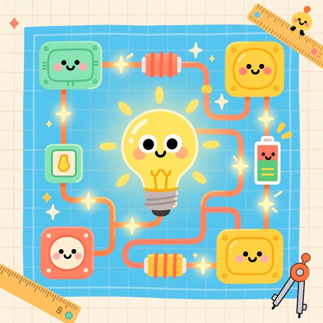 Free Electric Circuit Magic Image - Electricity, Circuit, Blueprint ...