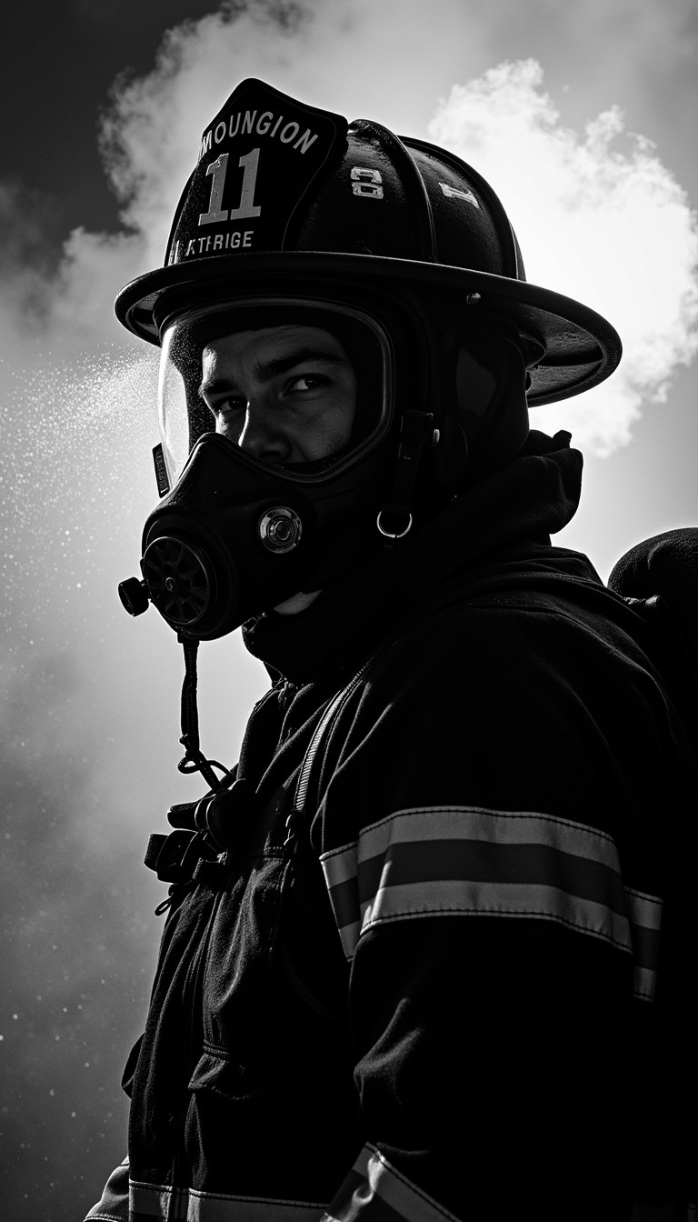 Free Courage Through Smoke Image - Firefighter, Hero, Bravery ...