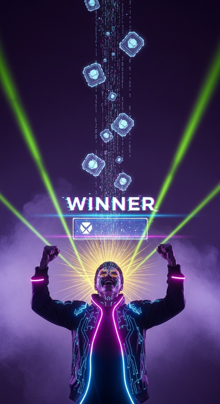 Free Cyber Victory Glow Image - Winner, Gamer, Cyberpunk | Download at ...