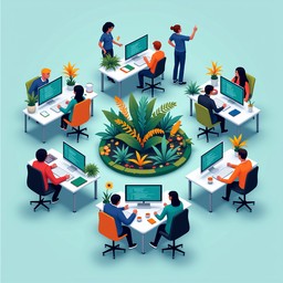 Free Collaborative Digital Hub Image - Workspace, Collaboration ...