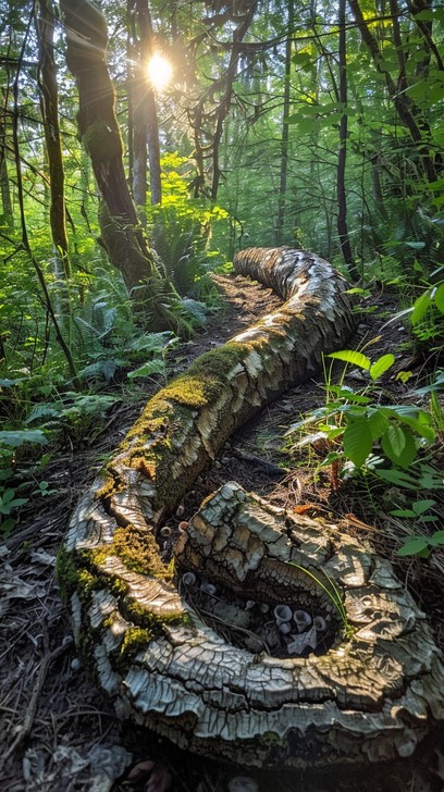 Free Sunlit forest log Image - Forest, Sunlight, Log | Download at ...