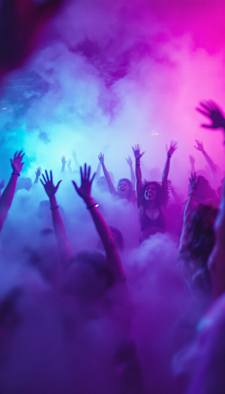 Free Neon Rave Dreams Image - Rave, Festival, Dance | Download at StockCake
