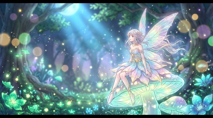 Free Enchanted Forest Fairy Image - Fairy, Wings, Magical | Download at ...